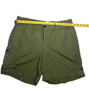 Women’s Green Cargo Shorts